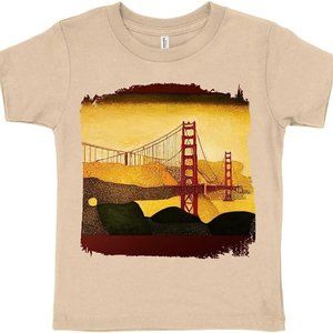 San Francisco Bridge Toddler T-Shirt - Golden Gate Kids' T-Shirt - Gustav Klimt